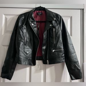 NWT Love Tree Faux Leather Motorcycle Jacket - Size M